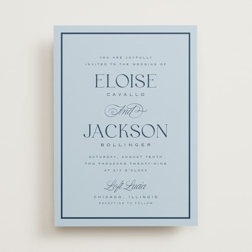 This is a hydrangea wedding invitations with standard by Laura Hankins called galleria printing on signature in standard