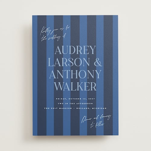 This is a deep wedding invitations with standard by Pixel and Hank called ambrosial printing on signature in standard