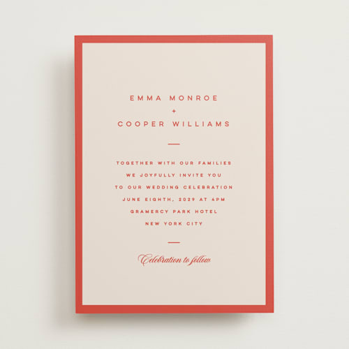 This is a verona sunset wedding invitations with standard by Kristie Kern called the emma printing on signature in standard