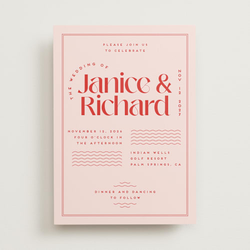 This is a strawberry wedding invitations with standard by Claudia Orengo called news! printing on signature in standard