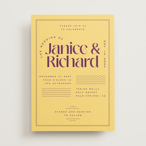 This is a fig wedding invitations with standard by Claudia Orengo called news! printing on signature in standard