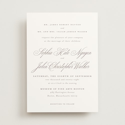 This is a aged wine wedding invitations with standard by Design Lotus called from this moment on printing on signature in standard