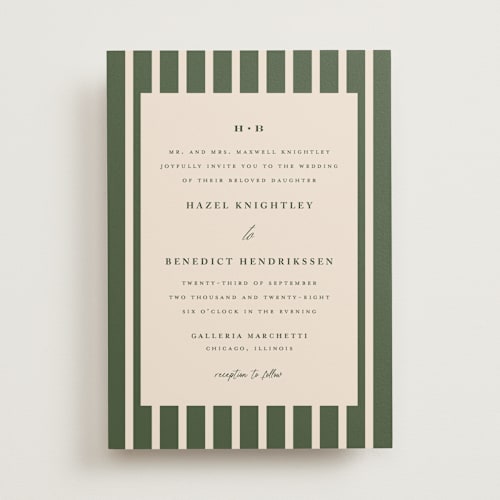 This is a clover wedding invitations with standard by chocomocacino called melihrolo printing on signature in standard