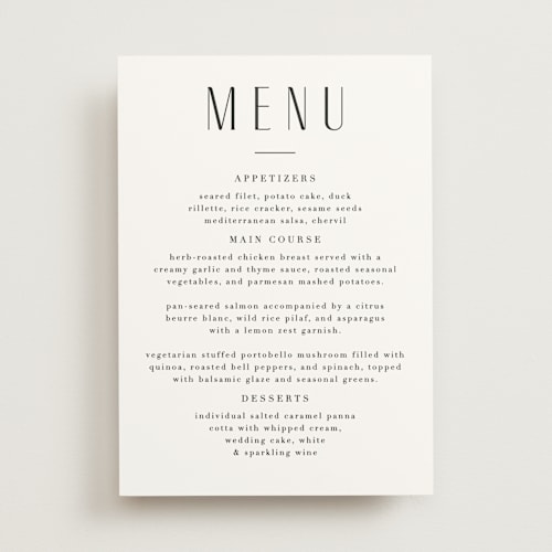 This is a snow menu cards with standard by Lori Wemple called photo printing on signature in 5x7