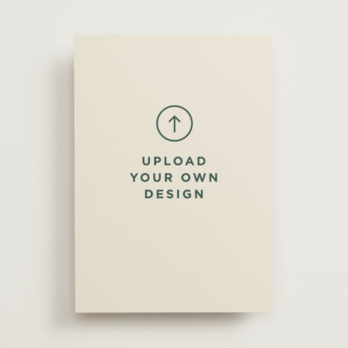 This is a a menu cards with standard by Minted called upload your own design printing on signature in standard