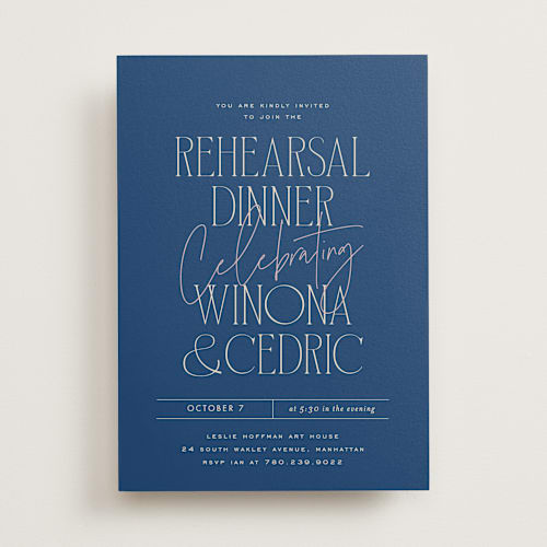 Rehearsal Dinner Invitations