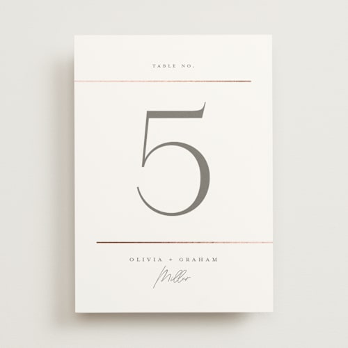 This is a snow table numbers with foil pressed by Michelle Taylor called simple lines printing on doublethick in standard
