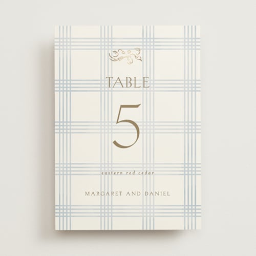 This is a belair table numbers with foil pressed by Grae called salt and ivory printing on doublethick in standard