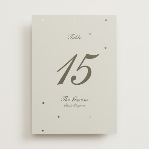 This is a fog table numbers with foil pressed by Baumbirdy called pearls printing on doublethick in standard
