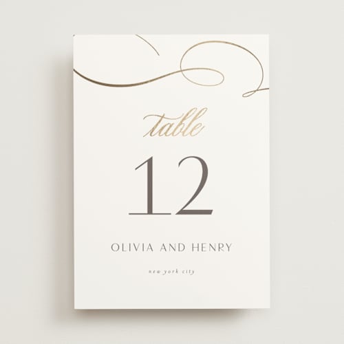 This is a snow table numbers with foil pressed by Jen Banks called forever and printing on doublethick in standard