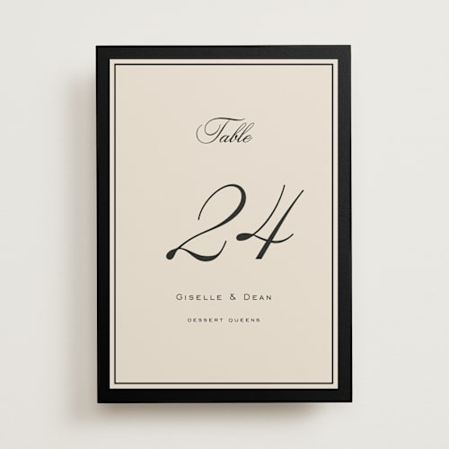 This is a raven table numbers with standard by chocomocacino called krytharaki printing on doublethick in standard