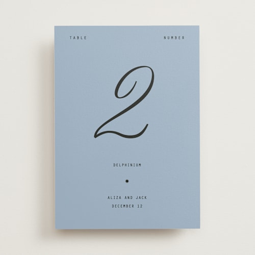 This is a sky table numbers with standard by Blustery August called cheers printing on doublethick in standard