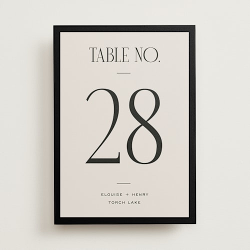 This is a suit table numbers with standard by Pixel and Hank called threaded printing on doublethick in standard