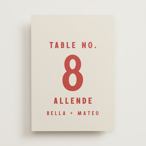 This is a sierra table numbers with standard by Ani Somi called coyota printing on doublethick in standard