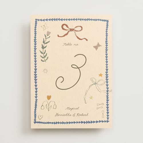 This is a magic table numbers with standard by Sumak Studio called pure magic printing on doublethick in standard