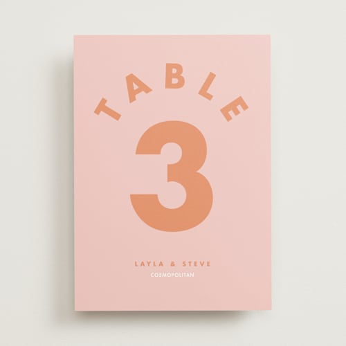 This is a candy table numbers with standard by Catherine Culvenor called bubblegum printing on doublethick in standard