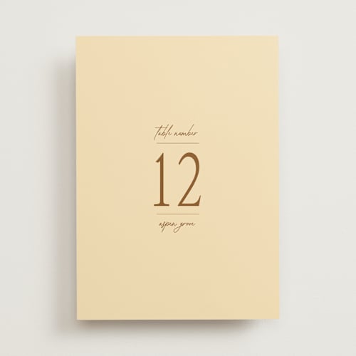 This is a bark table numbers with standard by Jen Ramsey called classic and floral printing on doublethick in standard