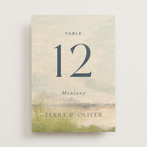 This is a meadow table numbers with standard by Holly Whitcomb called bluestem fields printing on doublethick in standard