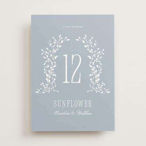 This is a powder table numbers with standard by Erin L. Wilson called hartford printing on doublethick in standard