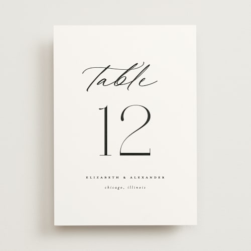 This is a cotton table numbers with standard by Carolyn Nicks called grande printing on doublethick in standard