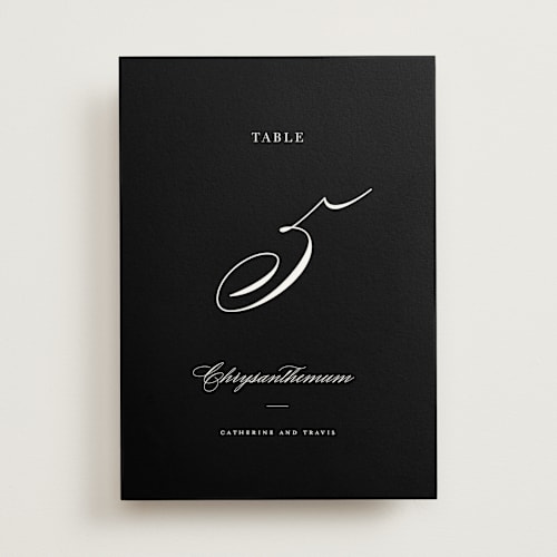 This is a snow table numbers with standard by Brandy Folse called classically elegant printing on doublethick in standard