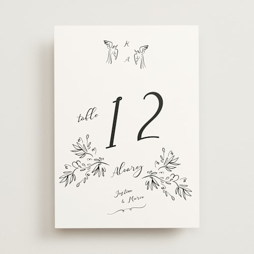 This is a porcelain table numbers with standard by Ani Somi called sundaland gardens printing on doublethick in standard