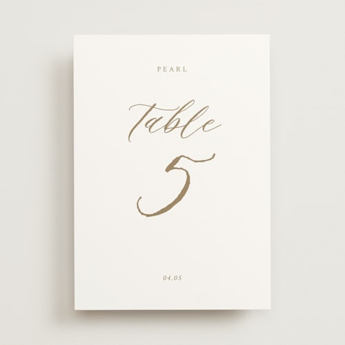 This is a peony table numbers with standard by Corinne Malesic called vintage whimsy printing on doublethick in standard