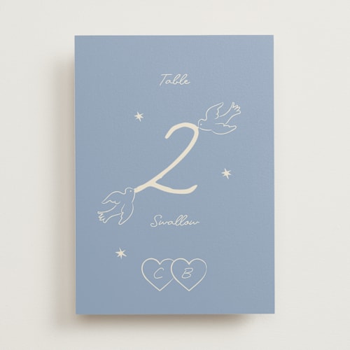 This is a dream table numbers with standard by Helena Vitto called the bird song printing on doublethick in standard