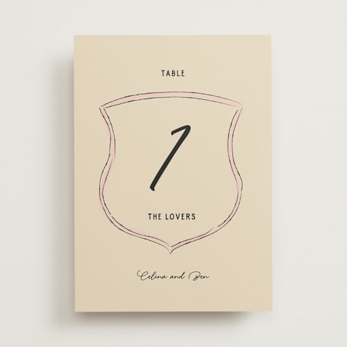 This is a linen table numbers with standard by Helena Vitto called modern fairy tale printing on doublethick in standard