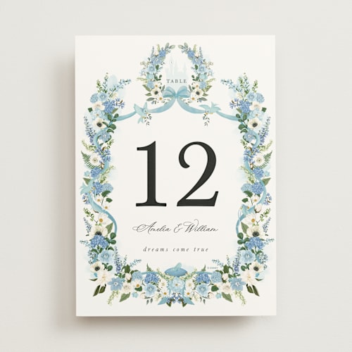 This is a bluebell table numbers with standard by Susan Moyal called disney's cinderella fairytale printing on doublethick in standard