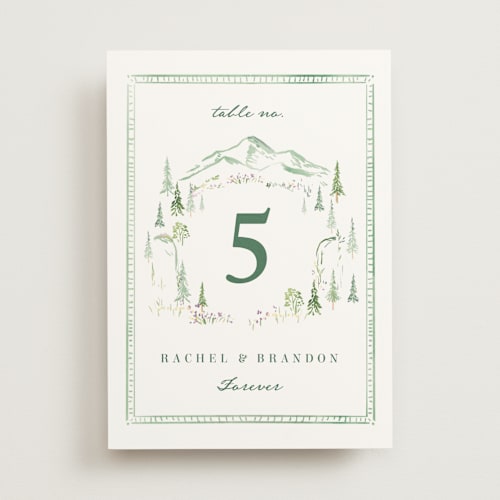 This is a meadow table numbers with standard by Petra Kern called plain air printing on doublethick in standard