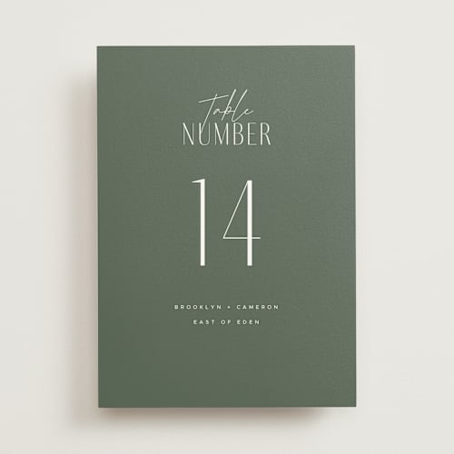 This is a garden table numbers with standard by Kelly Schmidt called arabilla overlap printing on doublethick in standard