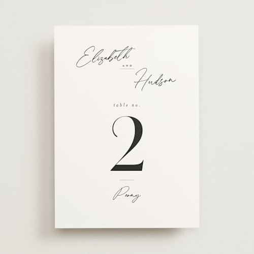 This is a snow table numbers with standard by Nicoletta Savod called macaron printing on doublethick in standard