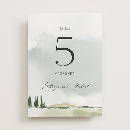 This is a sky table numbers with standard by Rebecca Durflinger called estate printing on doublethick in standard