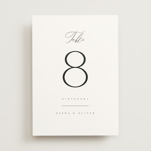 This is a ink table numbers with standard by Kristie Kern called ashbury printing on doublethick in standard