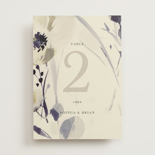 This is a almond table numbers with standard by Peony Rose Design called linen and cloth printing on doublethick in standard