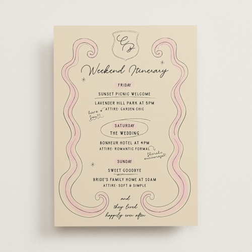 This is a rose ceremony reception essentials with standard by Helena Vitto called modern fairy tale printing on signature in standard