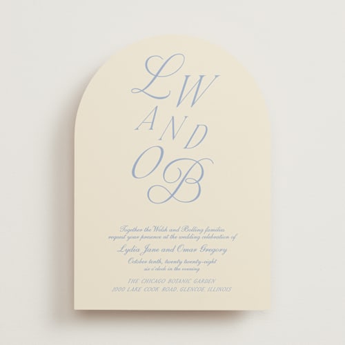 This is a ocean wedding invitations with standard by Baumbirdy called luxe printing on signature in standard