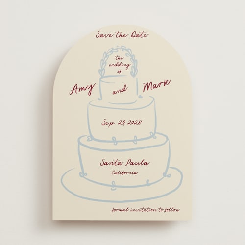 This is a chiffon save the date with standard by Ani Somi called cake printing on signature in standard
