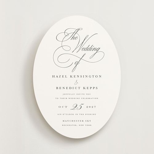 This is a pearl wedding invitations with standard by chocomocacino called scamorza printing on signature in standard