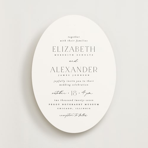 This is a cotton wedding invitations with standard by Carolyn Nicks called grande printing on signature in standard