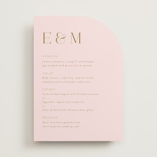This is a blossom menu cards with standard by Angela Marzuki called colorwash floral printing on signature in standard
