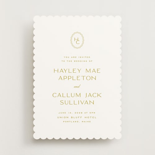 This is a citrus wedding invitations with standard by Ellen Schlegelmilch called callum printing on signature in standard
