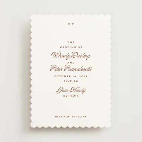 This is a champagne wedding invitations with standard by Snow and Ivy called penumbra printing on signature in standard