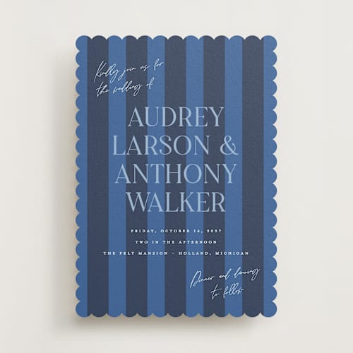 This is a deep wedding invitations with standard by Pixel and Hank called ambrosial printing on signature in standard