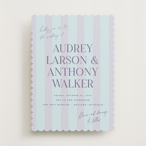 This is a slumber wedding invitations with standard by Pixel and Hank called ambrosial printing on signature in standard