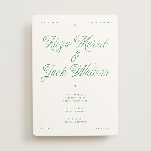 This is a golf wedding invitations with standard by Blustery August called cheers printing on signature in standard