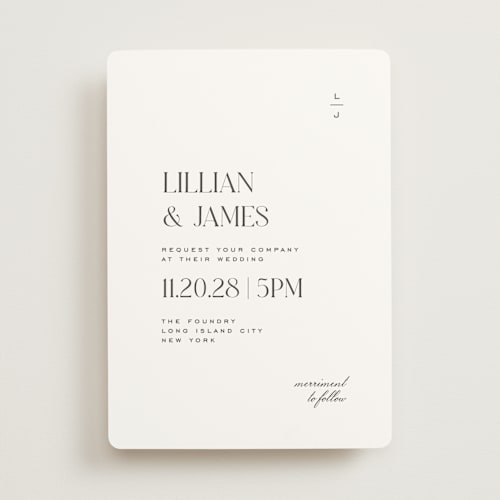 This is a diamond wedding invitations with standard by Heather Cairl called clarity printing on signature in standard