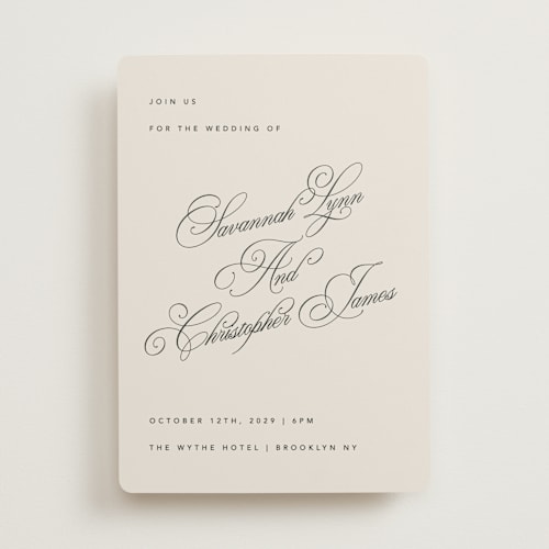 This is a diamond wedding invitations with standard by Kelly Watkins called vivid printing on signature in standard