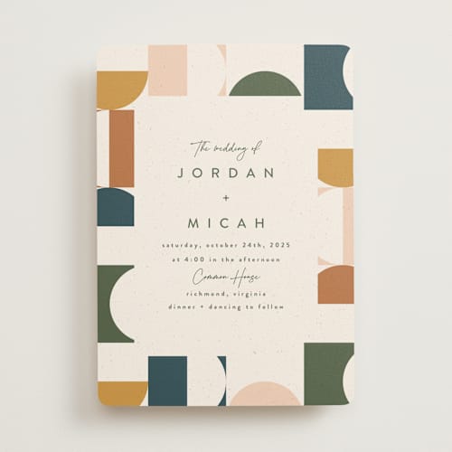 This is a autumn wedding invitations with standard by Carly Reed Walker called kenai printing on signature in standard